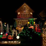 Dyker Heights, Brooklyn is known for its over-the-top holiday decorations and the light displays get more and more elaborate each year.